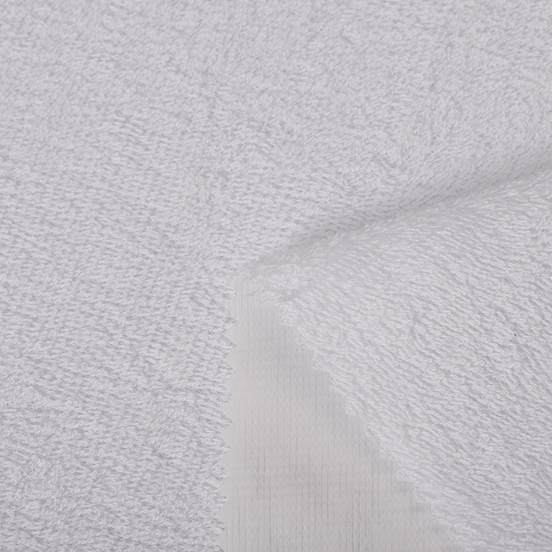 Cotton & polyester waterproof tpu terry mattress fabric