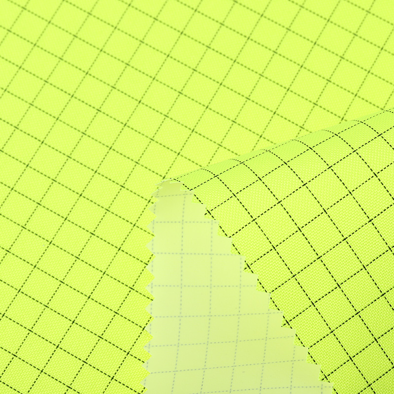 Conductive ripstop oxford with pu coating