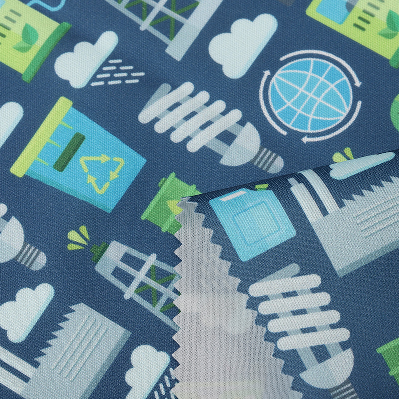 Knitted printing waterproof tpu fabric